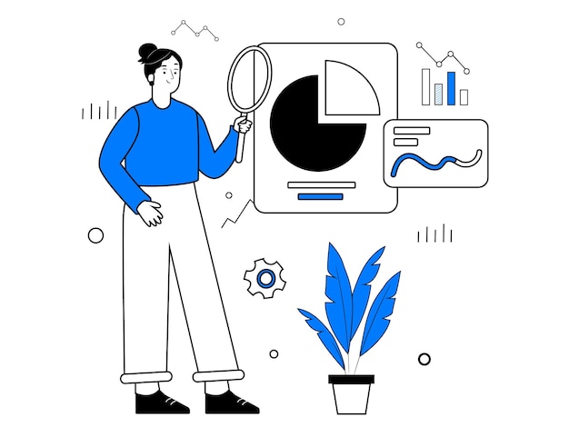 Vector business illustration art work