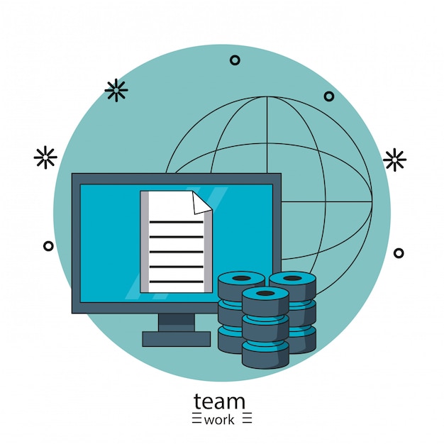 Vector business teamwork concept