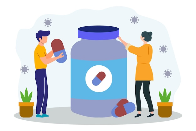 Vector capsule vector illustration can be used for pharmacy