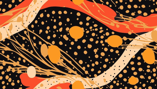 Vector captivating cheetah spotinspired seamless pattern unleash your creative genius