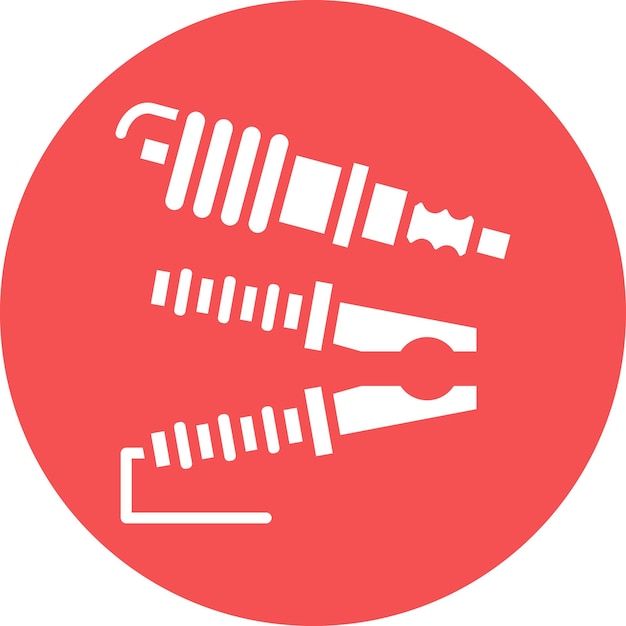 Vector car parts icon style