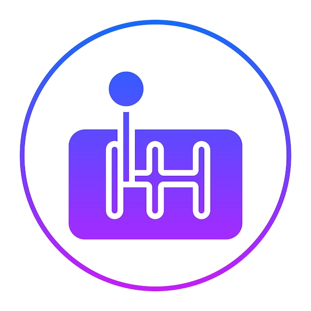 Vector car shift vector illustration