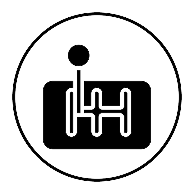 Vector car shift vector illustration