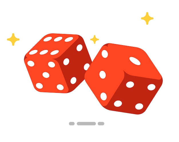 Vector casino isolated concept in flat style