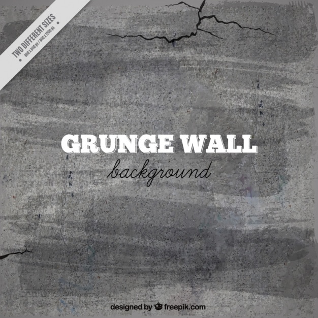 Vector cement wall background with cracks