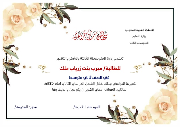 Vector certificate shahada shukr taqdir