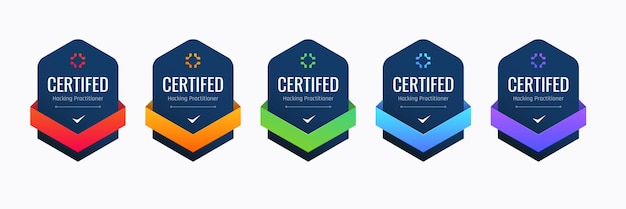 certified badge design for hacking practitioner professional computer security certifications based on criteria
