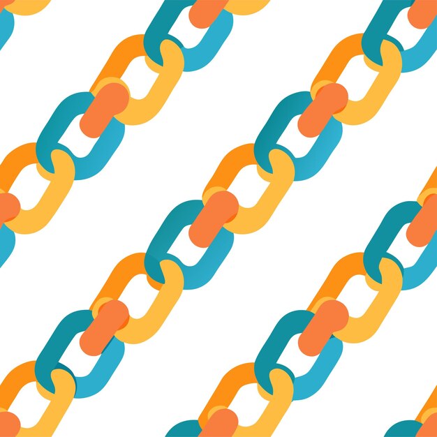 Vector chain seamless pattern vector art and illustration