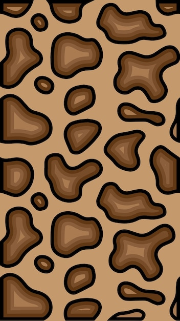 Vector cheetah skin texture