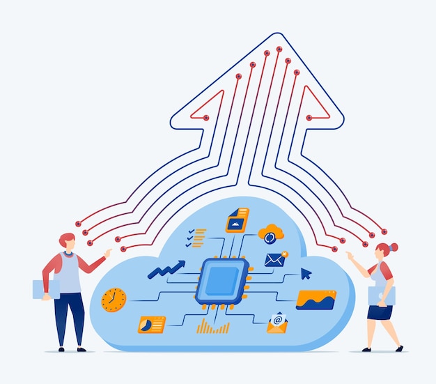 Vector chip enables multitasking in the cloud improving workflow efficiency automation data processing