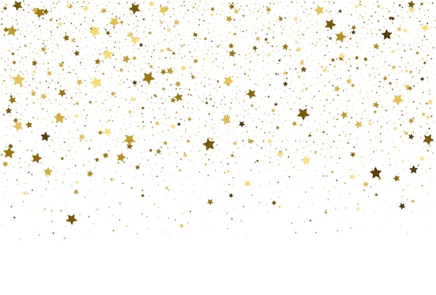 Vector christmas gold star vector background