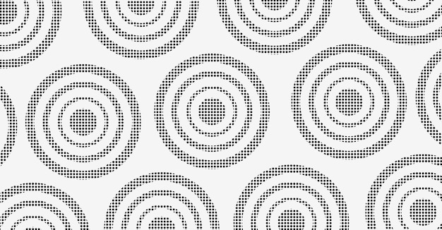 Vector circle haftone texture background pattern