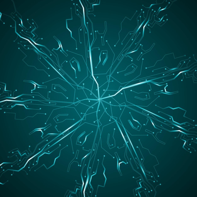 Vector circuit board background