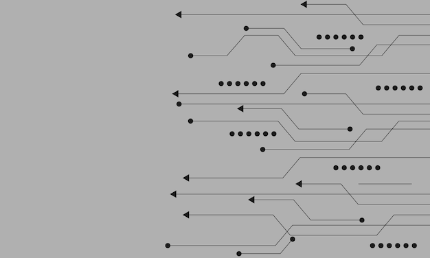 Vector circuit board on background