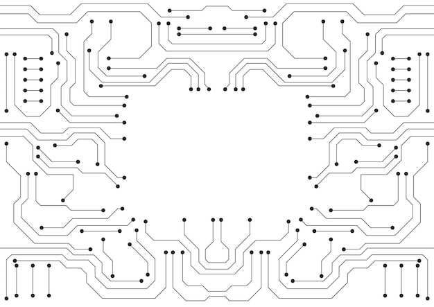 Vector circuit technology background with hi-tech digital data connection system and computer electronic design