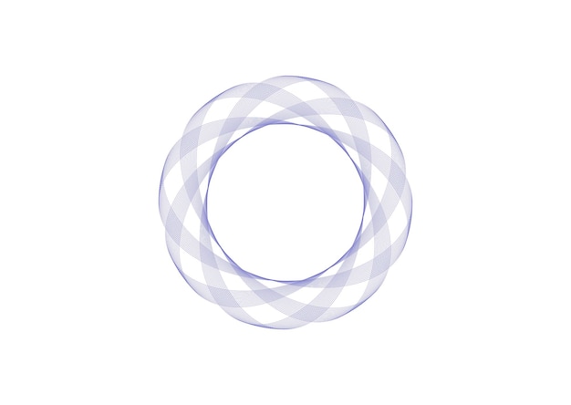 Vector circular vector pattern