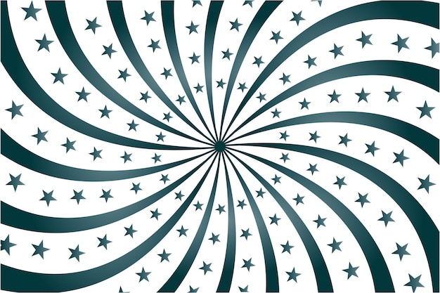 Vector circus star shape retro poster background isolated vector