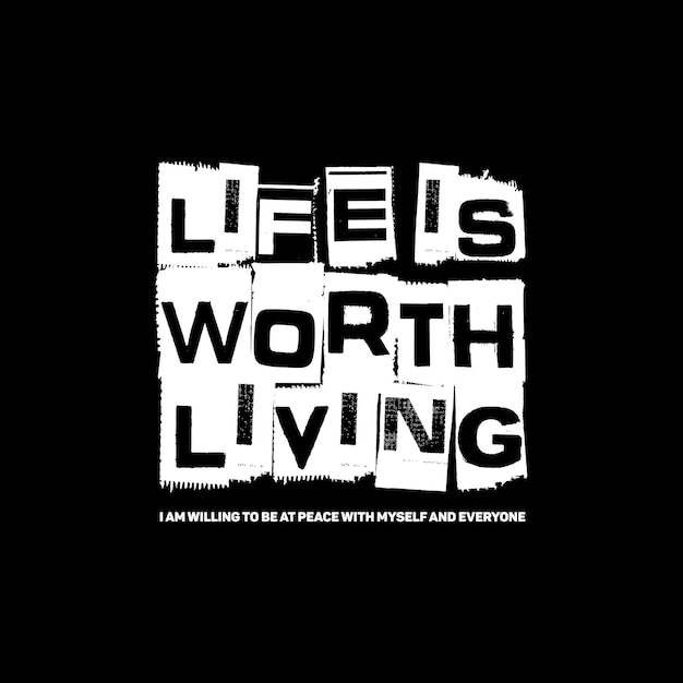 Vector clothing design affirmation quotes vector design