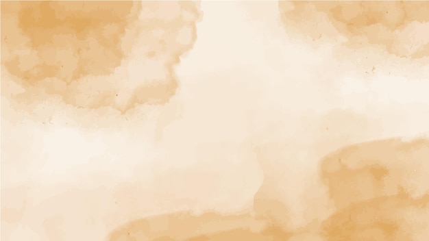 Vector cloudy pastel orange watercolor background