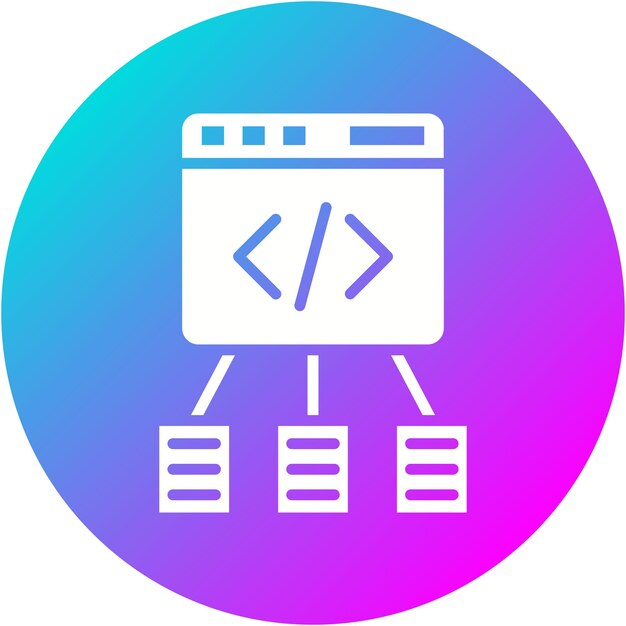 Vector code framework vector icon can be used for computer programming iconset
