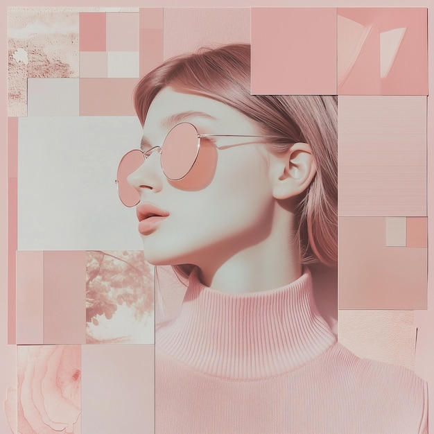 Vector collage mood board