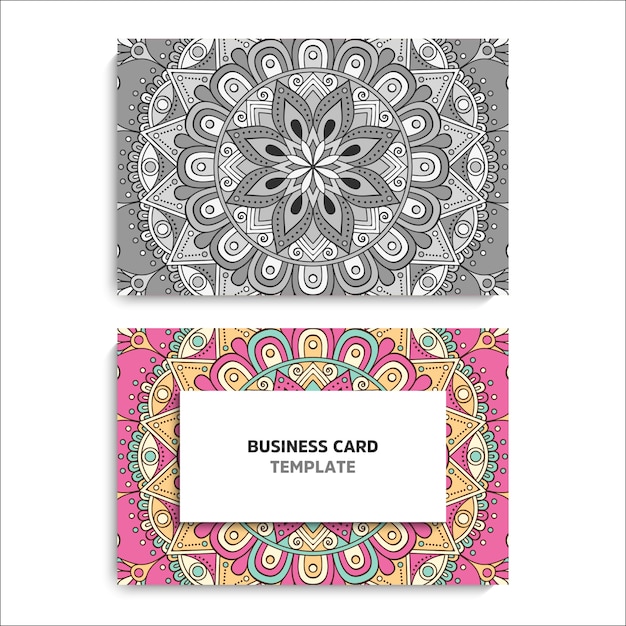 Vector collection business card or invitation.  background