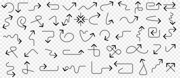 Vector a collection of vector arrows