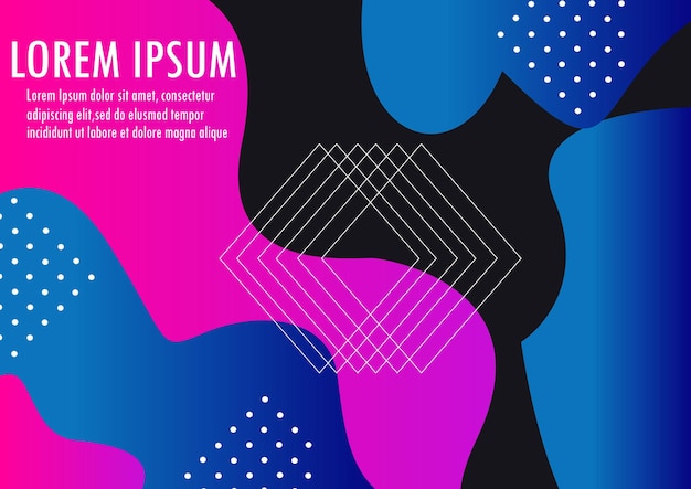 Vector colorful abstract design background