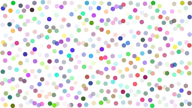 Vector a colorful background with a lot of dots of different colors