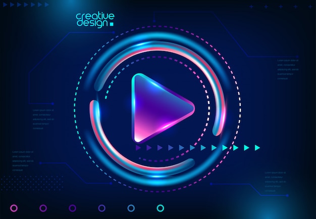 Vector colorful geometric background