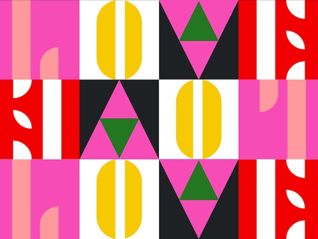 Vector colorful geometric love lettering composition