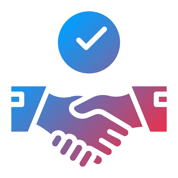 Vector commitment icon vector image can be used for core values