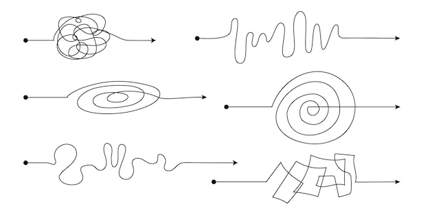 Vector complex easy simple way from start to idea chaos simplifying problem solving and business solution