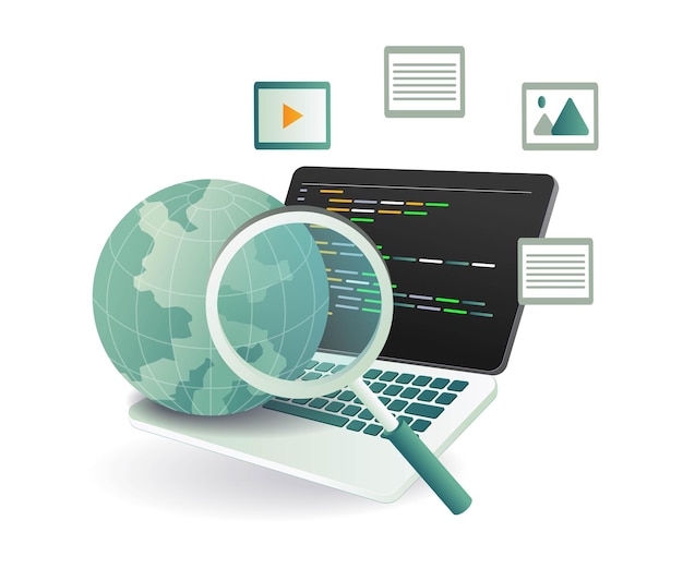 Vector computer analysis data programmer code