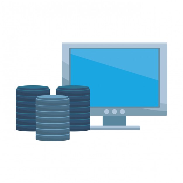 Vector computer with hard drives