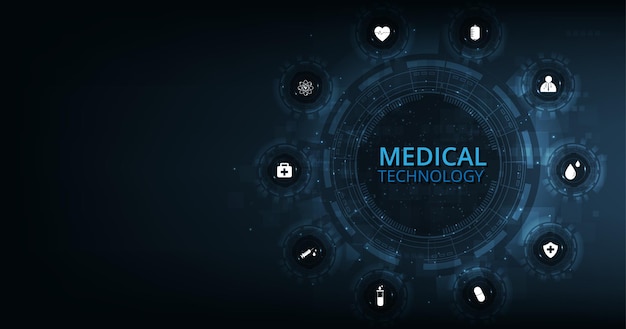 Vector concept of health care