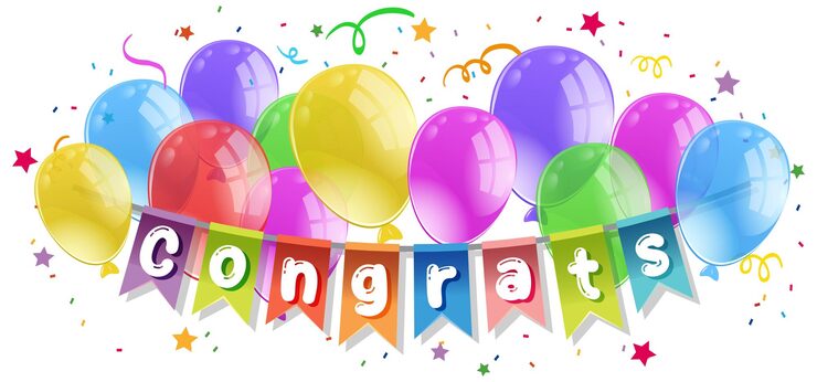 Vector congratulations text graphics for celebrating special occasions