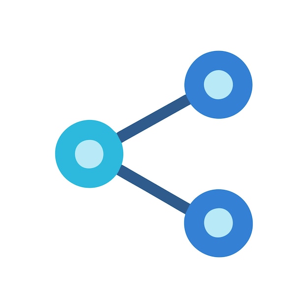 Vector connect icon for networking solutions