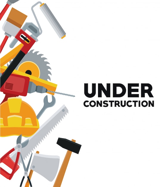 Vector under construction design