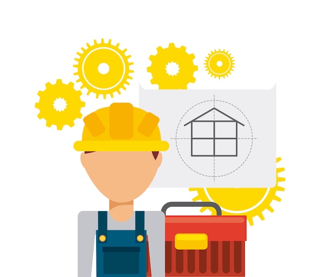 Vector under construction design