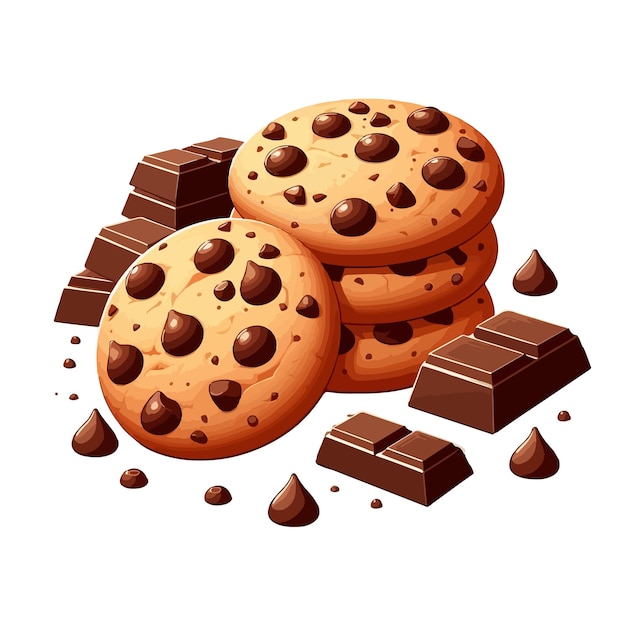 Vector cookies ai generated image