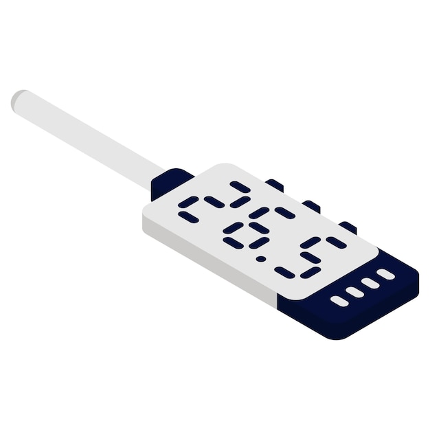 Vector cooking thermometer isometric concept baking temperature measurement device vector icon design baker