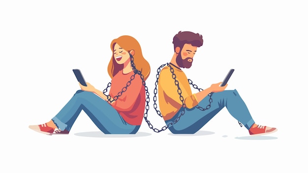 Vector coping with internet addiction and digital overload in modern society