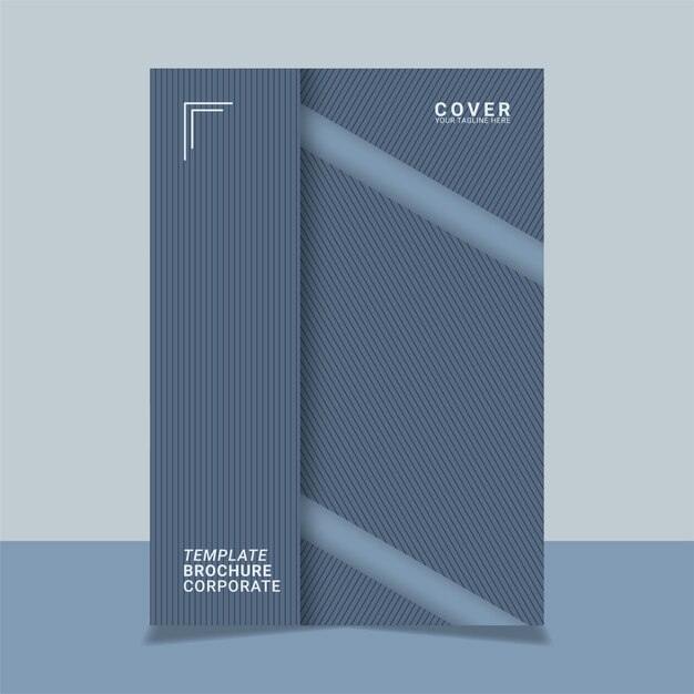 Vector cover book design