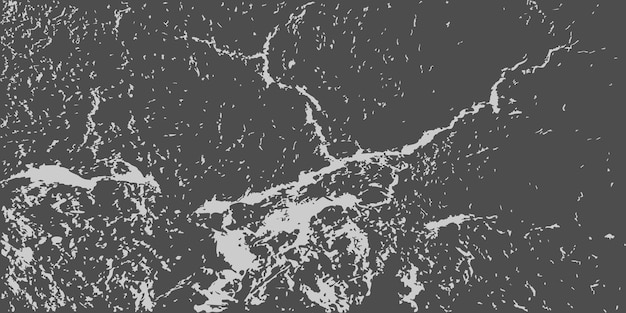 Vector cracked marble texture on dark background grunge stone pattern