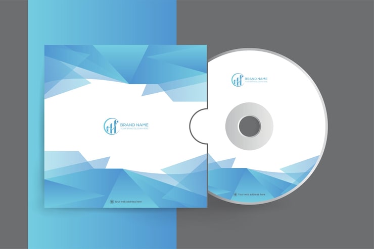 Vector creative cd cover and label design for your business
