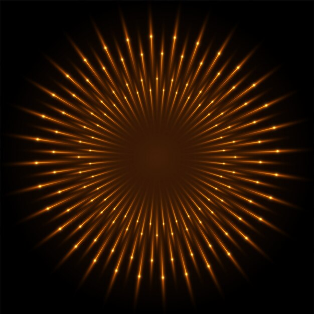 Vector  creative modern abstract element with burst effect. 
