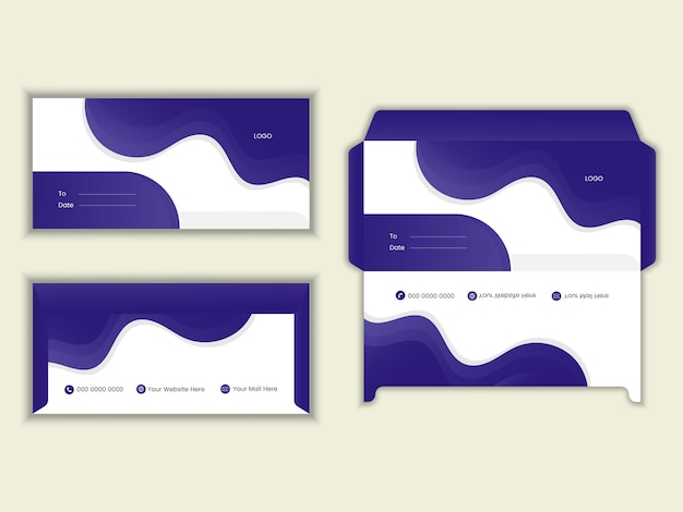 Vector creative simple envelope design template