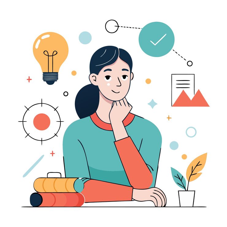 Creative Thinking and Problem Solving Concept