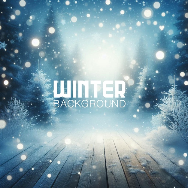 Vector creative winter background